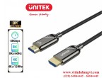 Cáp HDMI 2.1 sợi quang 8K UNITEK C11085GY01 -  dài 10m - 100m